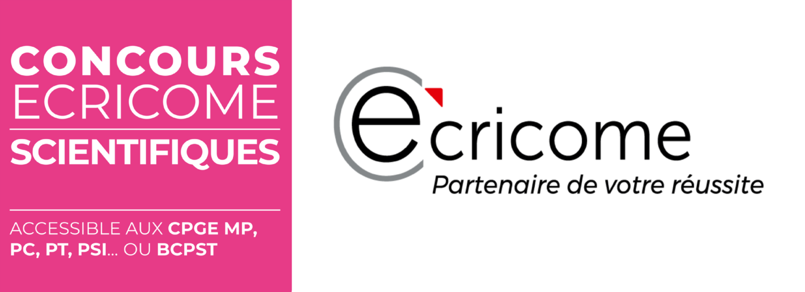 Logo Concours ECRICOME 2026 Scientifique